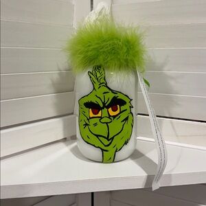 HAND CRAFTED  The Grinch - Mason Tissue Jar
